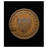 1863 Civil War Token AU