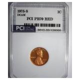 1975-S Cent PCI PR70 DCAM RD