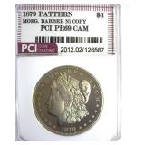 1879 Pattern Dollar PCI PR69CAM Mor/Barber Ni Copy