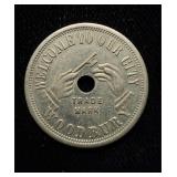 1890s Woodburys Cafe Token AU+ Rare