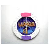 $1 Poker Chip Luxor Hotel Casino