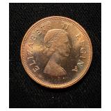 1955 1/2 Penny Gem UNC