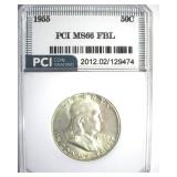 1955 Franklin MS66 FBL LISTS $250
