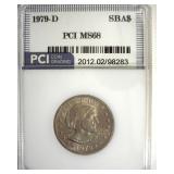 1979-D Susan B Anthony MS68 LISTS $10000