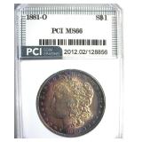 1881-O Morgan MS66 LISTS $7750
