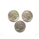 1935x2 1936 Nickel BU 3 Pc Buffalo Lot