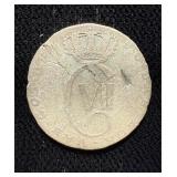 1767 Danish 24 Skilling VF Rare