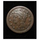 1849 Large Cent VF