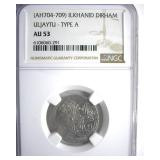(AH709-713) T-B Uljaytu NGC AU53 Ancient Islamic
