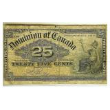 1900 Dominion of Canada 25c Note