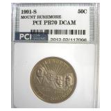 1991-S 50c Mount Rushmore PCI PR70 DCAM