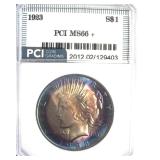 1923 Peace MS66+ LISTS $900