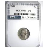 1939 Nickel MS67+ FS LISTS $5000