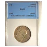 1943 Florin NNC MS62 New Zealand