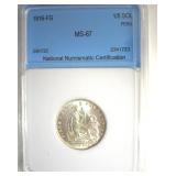 1916-FG 1/5 Sol NNC MS67 Peru