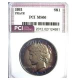 1921 Peace MS66 LISTS $10000