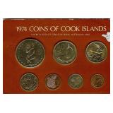 1974 1C-$1 Specimen Set Cook Islands