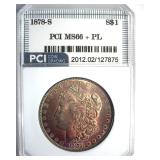 1878-S Morgan MS66+ PL LISTS $7000