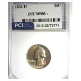 1955-D Quarter MS66+ LISTS $1300