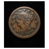 1851 Large Cent XF