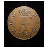 1785 German States 3 Pfennig Gem UNC Br.