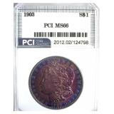1903 Morgan MS66 LISTS $675