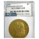 1879 Dollar PCI PR69 CAM Schoolgirl Br Copy
