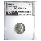 1940-S Nickel MS67 FS PL LISTS $775 IN 67 FS