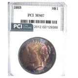 1923 Peace MS67 LISTS $5500