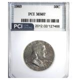 1963 Franklin MS67 LISTS $1550 IN 66+