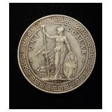 1911 British Trade Dollar XF+