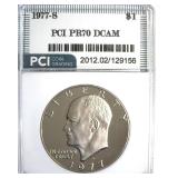 1977-S Ike PCI PR70 DCAM
