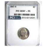 1947-S Nickel MS67+ FS LISTS $2850 IN 67 FS