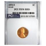 1978-S Cent PR70 DCAM RD LISTS $2150