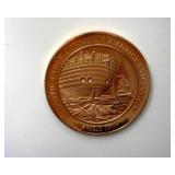 Medal Atlantic Cable Connects America & Europe