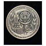 1776/1976 .925 Freemason Medal/ Washington