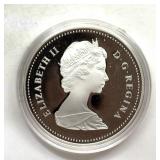 1982 S$1 Bull Skull PR DCAM Canada 10pcs