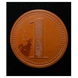 1904 Chile 1 Peso Token