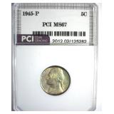 1945-P Nickel MS67 LISTS $200