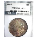 1881-S Morgan MS67+ PL LISTS $4500