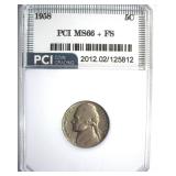 1958 Nickel MS66+ FS LISTS $11000