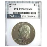 1974-S CN Ike PCI PR70 DCAM
