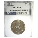 1989-D 50c Congress MS70 LISTS $3100