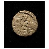 9th Century AD Ghandara Jital XF Bull/Horseman