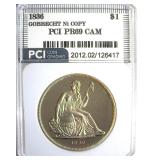1836 Dollar PCI PR69 CAM Gobrecht Ni Copy