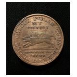 1834 Hard Times Token AU