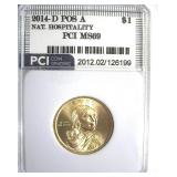 2014-D Pos A Sacagawea $ MS69 LISTS $550