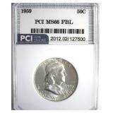 1959 Franklin MS66 FBL LISTS $800