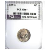 1948-D Nickel MS67+ LISTS $650