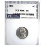 1979 Nickel MS67 FS LISTS $950 IN 66 FS